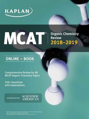 cover image of MCAT Organic Chemistry Review 2018-2019